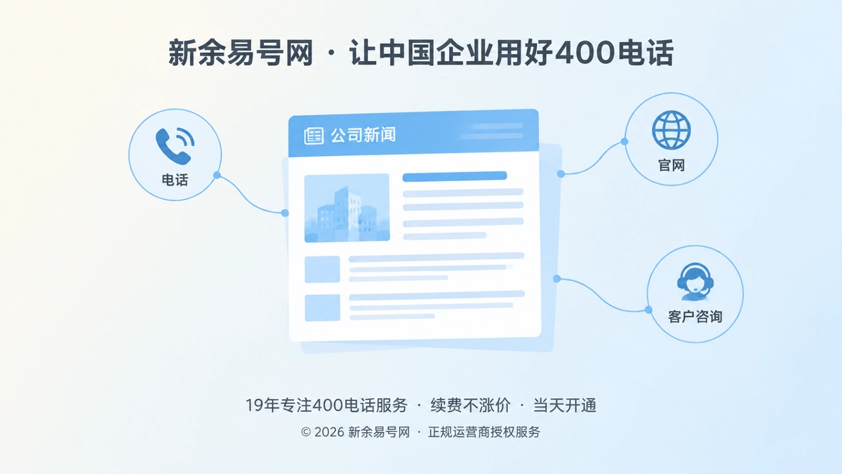 2026年公司新闻不只是发布：400电话承接经营周期